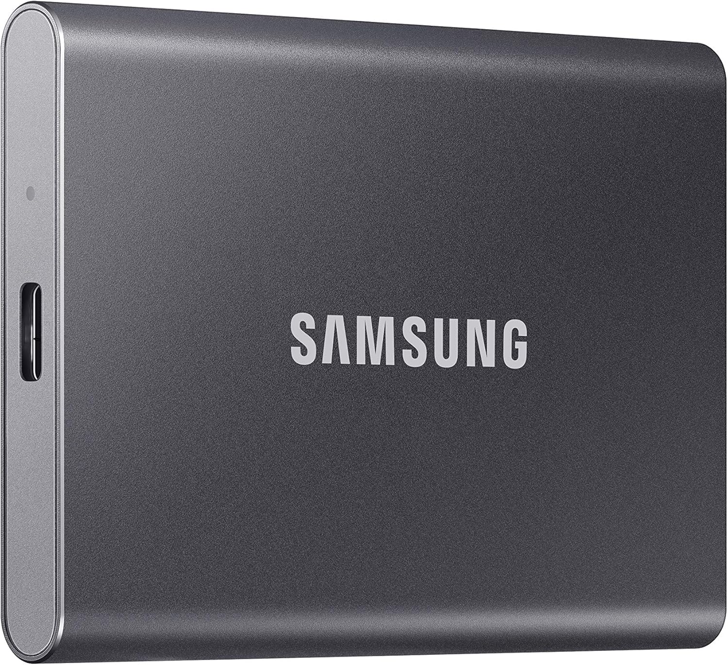 Samsung T7 Portable SSD 2TB Titan Gray, USB 3.2 Gen 2, Up to 1,050MB/s