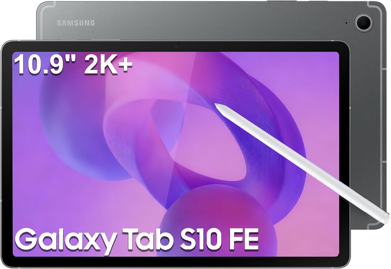 Samsung Galaxy Tab S10 FE Tablet, 10.9" 2K+, 8GB RAM, 128GB + 128GB SD Card