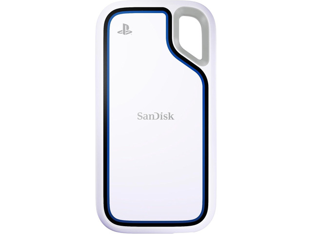 SanDisk 2TB Extreme Portable SSD, Officially Licensed for PlayStation 5 Console and PC, up to 1000MB/s, USB-C, USB 3.2 Gen 2, Drop Protection External Solid State Drive SDSSDE62P-2T00-G25