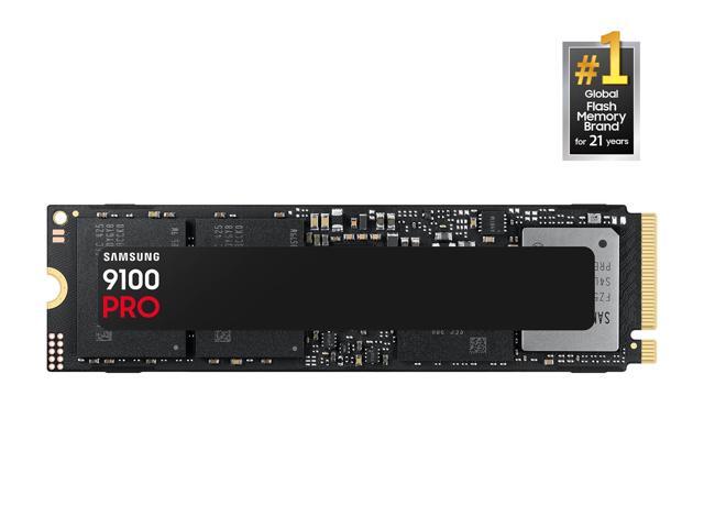 SAMSUNG SSD 9100 PRO 2TB, PCIe 5.0x4 M.2 2280, Seq. Read Speeds Up to 14,700MB/s, Best for AI Computing, Gaming, and Heavy Duty Workstations (MZ- VAP2T0B/AM)