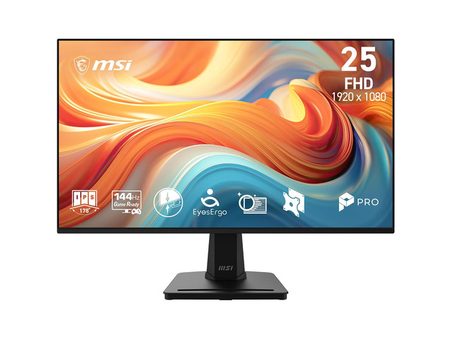 MSI 24 inch (24.5" viewable) Full HD 144Hz IPS AMD FreeSync 1ms FHD Computer Monitor with VGA port for both work and gaming PRO MP251 E14L